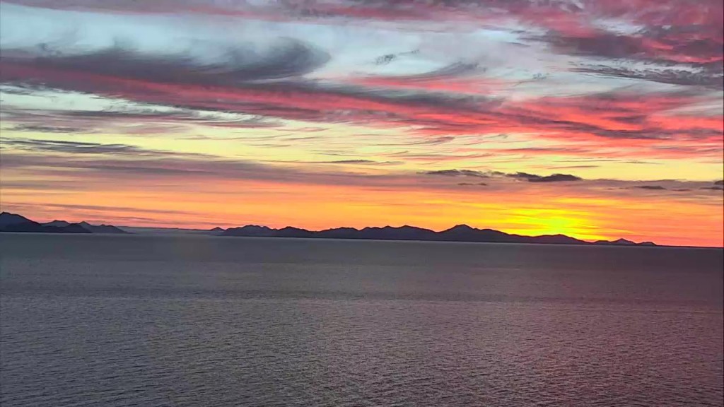 Gorgeous sunrise from our Round Island Cliff Cam | Snapshot by Rocky TX 