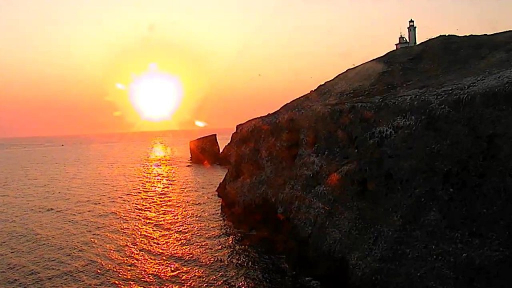 Sunrise from Anacapa Island Cove in Channel Islands National Park | Snapshot by dmeade
